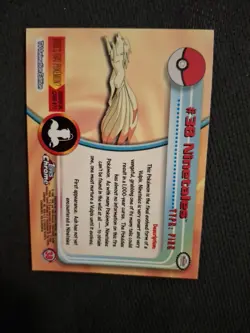 Ninetales #38 - Topps Chrome Series 1 Pokemon Card Light Play - Image 4