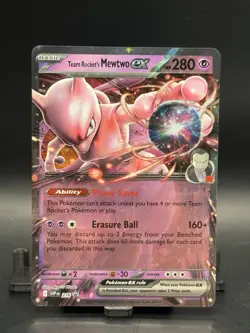 Team Rocket's Mewtwo ex 216 Sv: Scarlet & Violet Promo Cards Holo - Image 1