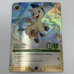 Pegasus - Gift for Hercules 1 Disney Lorcana Challenge Promo Cards Holo - Image 1
