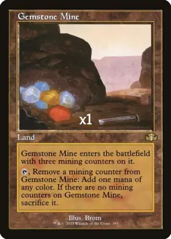 MTG Retro Dominaria Remastered DMR Gemstone Mine MINT - Image 1
