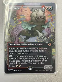 Vibrance (Borderless) - Lorwyn Eclipsed - Regular - NM - In Hand - Image 1