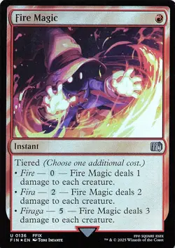 Fire Magic Final Fantasy Foil - Image 1