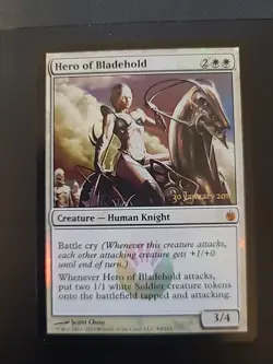 Magic the Gathering Hero Of Bladehold PRE - Image 1
