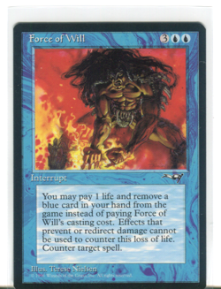 MTG Magic The Gathering - Alliances - Force of Will - Vintage MINT! - Image 1