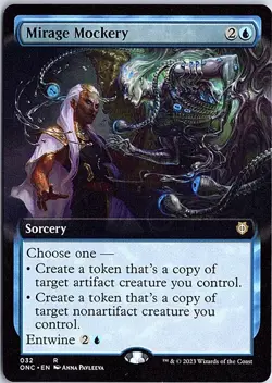 Mirage Mockery (Extended Art) R Commander: Phyrexia: All Will Be One 32 LP Magic - Image 1