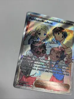 Pokemon TCG Scarlett & Violet Paldea Fates Paldean Student 230/091 Full Art - Image 2