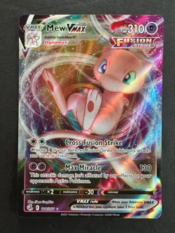 Mew VMAX 114/264 Swsh08: Fusion Strike Ultra Rare NM Pokemon Card - Image 1