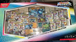 Pokemon TCG Scarlet & Violet Prismatic Evolutions Premium Collection Cards Sams - Image 1
