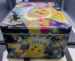 Pokemon TCG Surging Sparks 2024 Collector’s Chest Lunch Box Tin - Empty/No Packs - Image 4