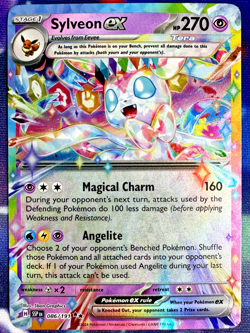 Pokemon TCG - Sylveon EX - 086/191 - Surging Sparks Double Rare - NM - Image 1