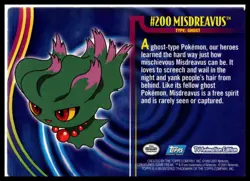 2001 Topps Pokemon Johto League Champions #NNO Misdreavus - Image 2