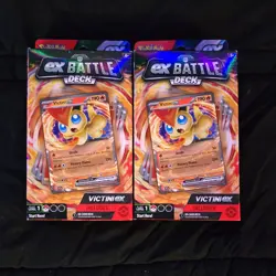 *NEW* Pokemon ex Battle Deck Victini Starter Decks English TCG 2023 Sealed x 2 - Image 1