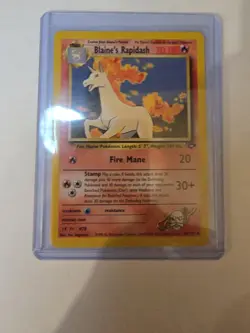 Blaines Rapidash 33/132 Pokemon TCG Gym Challenge Unlimited LP - Image 3