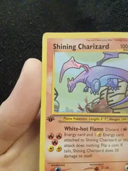 Shining Charizard 1st Edition 107/105 Neo Destiny Pokemon TCG Vintage Holy Grail - Image 2