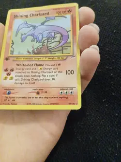 Shining Charizard 1st Edition 107/105 Neo Destiny Pokemon TCG Vintage Holy Grail - Image 4