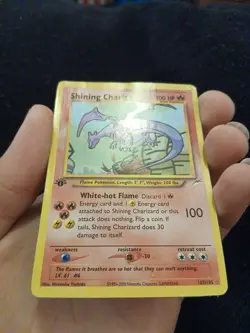 Shining Charizard 1st Edition 107/105 Neo Destiny Pokemon TCG Vintage Holy Grail - Image 5