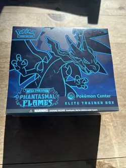 Pokemon Center Phantasmal Flames Elite Trainer Box Mega Evolution Sealed - Image 1