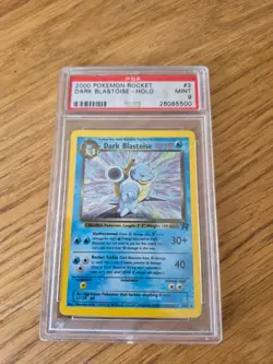 Carte Pokemon PSA 9 Dark Blastoise 3/82 Team Rocket Set Rare Holo 2000 Mint - Image 1