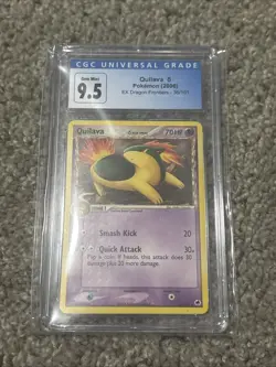Pokemon 2006 Quilava Ex Dragon Frontiers CGC 9.5 - Image 1