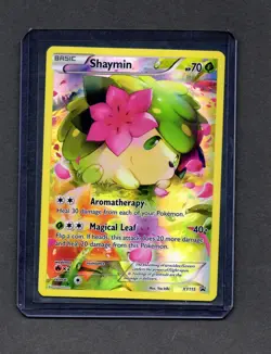 Pokemon TCG: Shaymin XY115 Mythical XY Generation Black Star Promo LP - Image 1