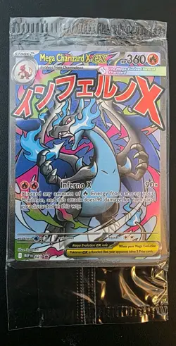 Pokemon TCG Mega Charizard X ex MEP 023 & Oricorio ex MEP 024 UPC Promos Sealed - Image 1