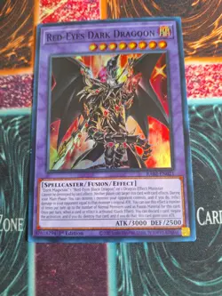 Yu-Gi-Oh! Red-Eyes Dark Dragoon RA02-EN021 Super Rare 1st Edition Near Mint - Image 1