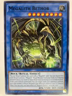 Megalith Bethor - IGAS-EN039 - Common - 1st Edition - Image 1