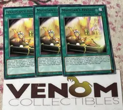 3x (M/NM) - *EURO* Magician's Restage - MACR-EN051 - Rare - 1st Edition YuGiOh - Image 1