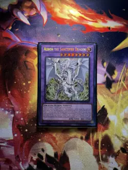YuGiOh - Albion The Sanctifire Dragon - MP24 EN082 - Prismatic Secret - 1st NM - Image 1