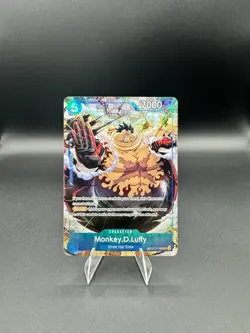 One Piece TCG Monkey.D.Luffy OP11-058 Carrying On His Will OP13 Treasure Rare TR - Image 2
