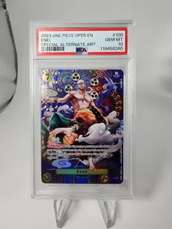 Enel SP Alternate Art 100 OP05-100 Awakening of the New Era PSA 10 - English - Image 1