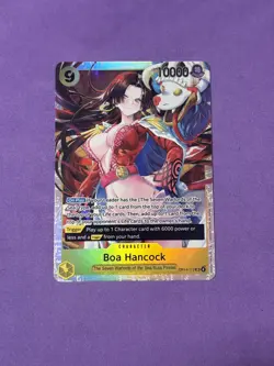 One Piece TCG: Boa Hancock SR OP14-112 The Azure Sea's Seven English- Super Rare - Image 1