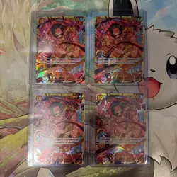 4 X One Piece TCG Gol D. Roger OP09-118 SEC Emperors in the New World English - Image 1