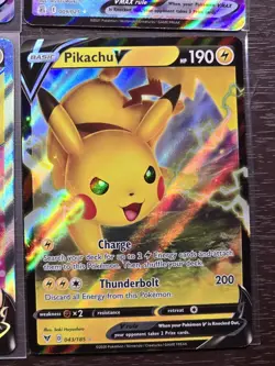 Pokemon Cards Lot (Pikachu V Full Art - Japanese Flying Vmax - Surfing Vmax) - Image 4