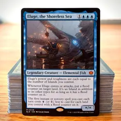 MTG Custom Commander Deck: ELUGE THE SHORELESS SEA - MONO-BLUE CONTROL, 100 Card - Image 1