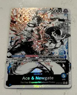 Ace & Newgate L ST22-001 One Piece Card Game Starter Deck Parallel English - Image 1
