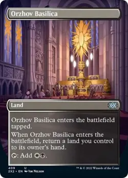 ~ Orzhov Basilica (Borderless) ~ NM Foil ~ Double Masters 2022 ~ MTG ~ - Image 1
