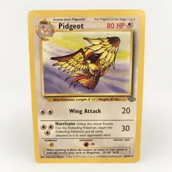 Pidgeot 24/64 - Jungle Set - Rare Non-Holo Pokemon Card - LP - Image 1