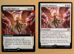 MTG Sigarda’s Summons Extended Art An Regular Cards, Crimson Vow - Image 1