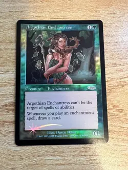 4x Argothian Enchantress FOIL Judge Gift Cards 2003 Magic the Gathering - Image 3