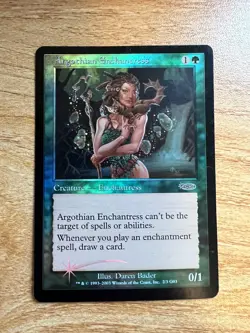 4x Argothian Enchantress FOIL Judge Gift Cards 2003 Magic the Gathering - Image 5