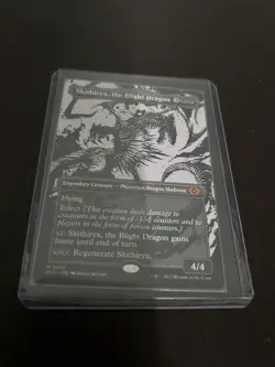 MTG Skithiryx, the Blight Dragon - Borderless Multiverse Legends NM - Image 1