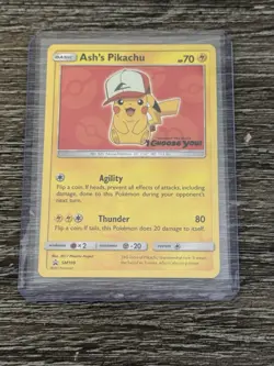 Pokemon Card Lot of 3 Ash’s Pikachu Cards SM109 and SM111 (X2) - Image 2