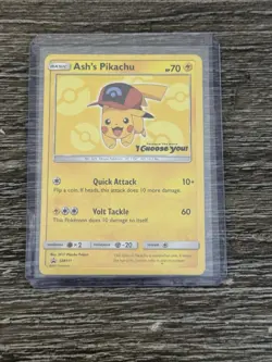 Pokemon Card Lot of 3 Ash’s Pikachu Cards SM109 and SM111 (X2) - Image 4