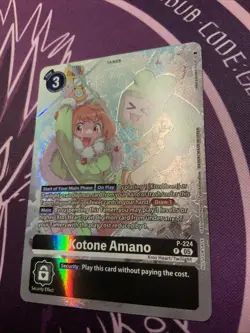 Kotone Amano Time Stranger Box Topper Promo P-224 NM Digimon Card Game - Image 2