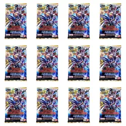 Digimon World Convergence BT-21 Card Game - Lot of 12 Sealed Booster Packs - Image 1