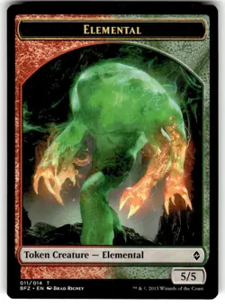 Elemental Token (011/014) [Battle for Zendikar Tokens] Near Mint - Image 1