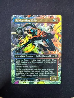 Spider-Man 2099 (BORDERLESS 0205) Marvel Spider-Man - Magic (MTG) - Image 1