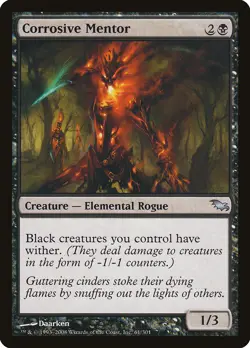 1 x Corrosive Mentor - Shadowmoor - LP - Magic The Gathering - MTG - Image 1