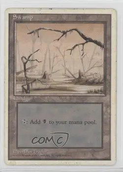 Swamp (B) Magic: 4th Edition 1995 - Image 1